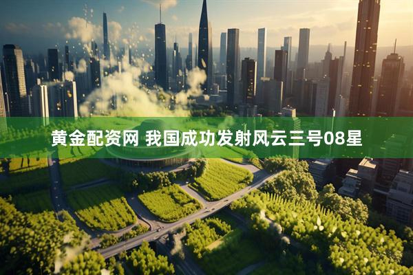 黄金配资网 我国成功发射风云三号08星